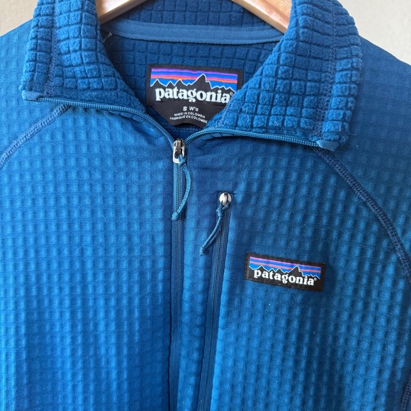 Patagonia R1 Pullover Fleece Jacket Lightweight Quarter Zip Blue Women's… - Picture 2 of 11